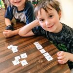 using a gentle feast curriculum letter tiles